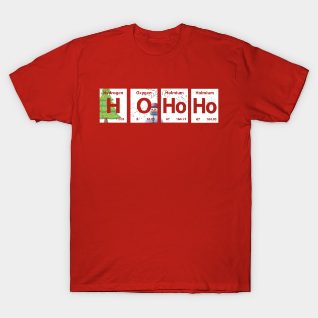 Ho Ho Ho Chemical Element T-Shirt by nightelf